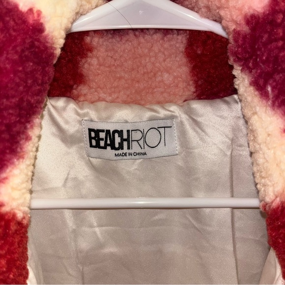 Beach Riot Checkered Red Jacket - Picture 3 of 6